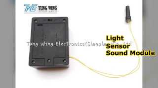 কারুশিল্প সঙ্গীত বক্স ফ্যাশন ম্যাগাজিনের জন্য হালকা সেন্সর শব্দ মডিউল